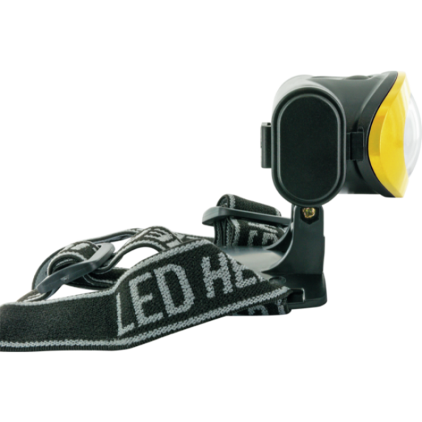 Schwaiger WLED 40 Torcia a fascia Nero, Giallo COB LED