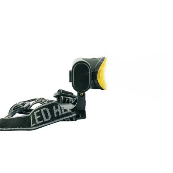 Schwaiger WLED 40 Torcia a fascia Nero, Giallo COB LED