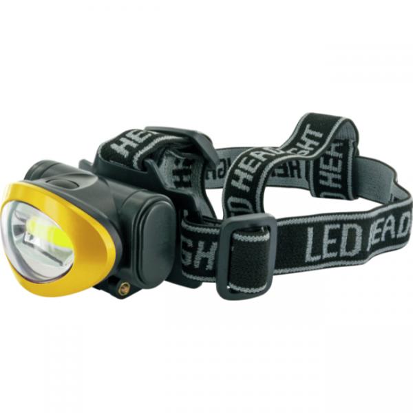 Schwaiger WLED 40 Torcia a fascia Nero, Giallo COB LED