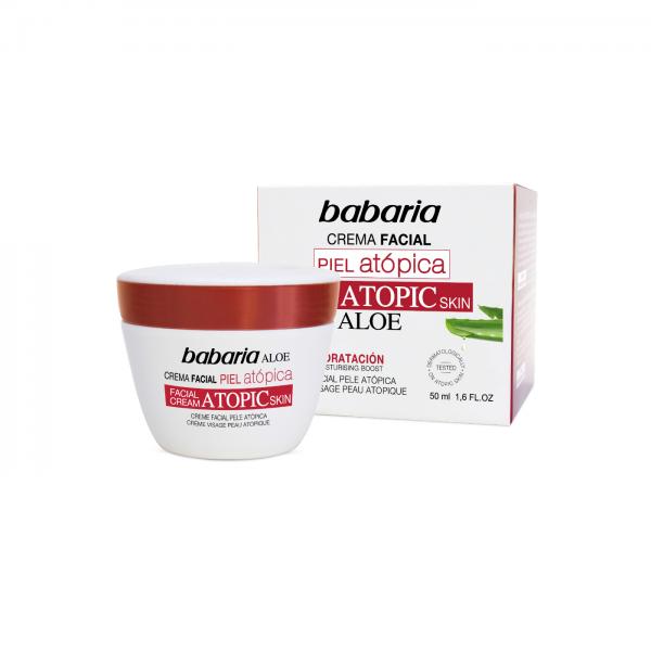 Babaria Aloe Vera Facial Cream Atopic Skin 0% 50ml