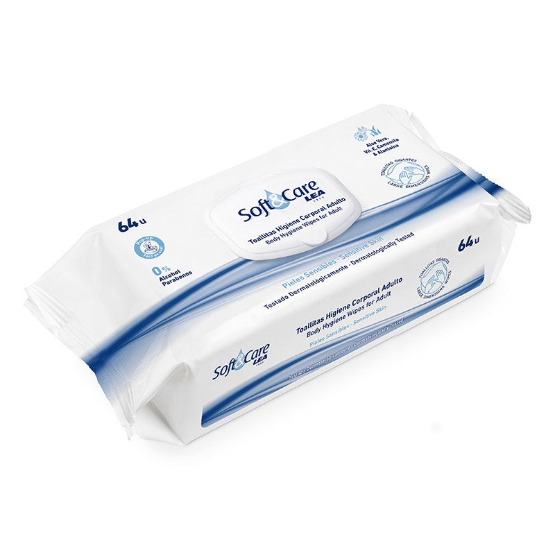 Lea Derm Wipes Pack 60 Units
