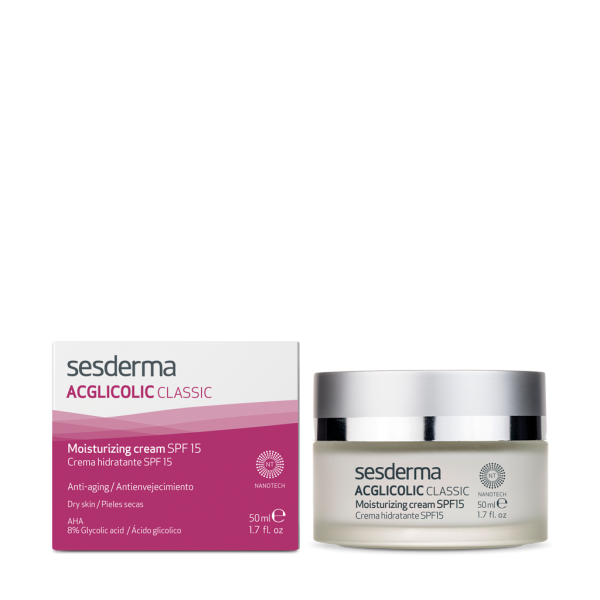 Sesderma Acglicolic Classic Moisturizing Cream Spf15 50ml 