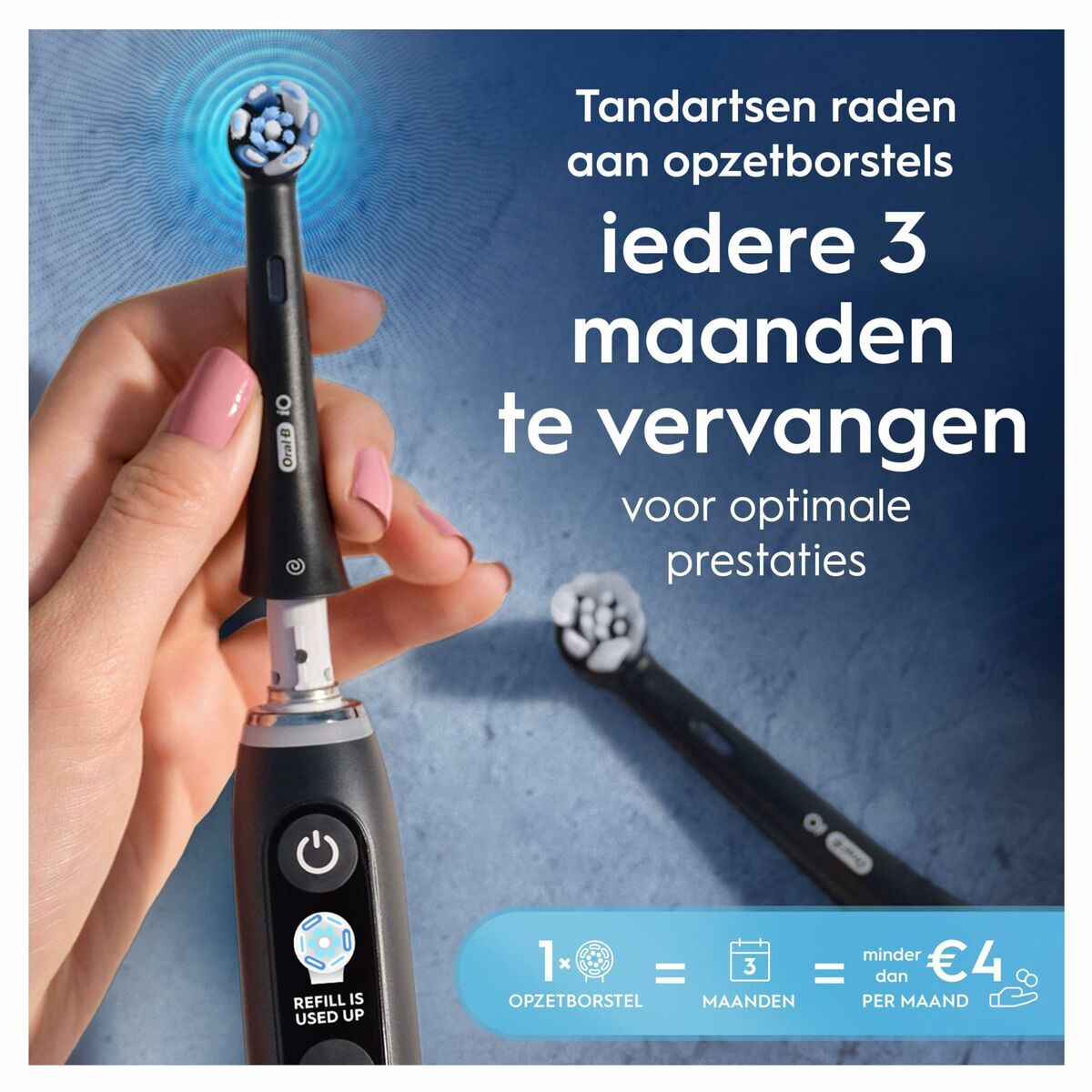 Testina di Ricambio Oral-B iO Ultimate Clean Nero