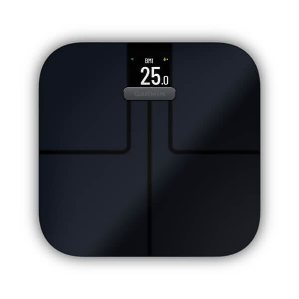 Garmin Index S2 Rettangolo Nero Bilancia pesapersone elettronica