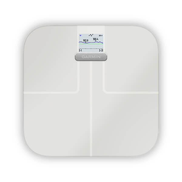 Garmin Index S2 Rettangolo Bianco Bilancia pesapersone elettronica
