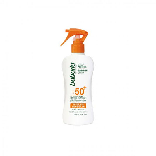 Spray solaire Babaria pour peaux sensibles SPF50 200 ml