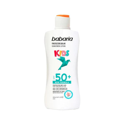 Babaria Sun Kids Sunscreen Lotion Water Resistant Spf50 200ml 