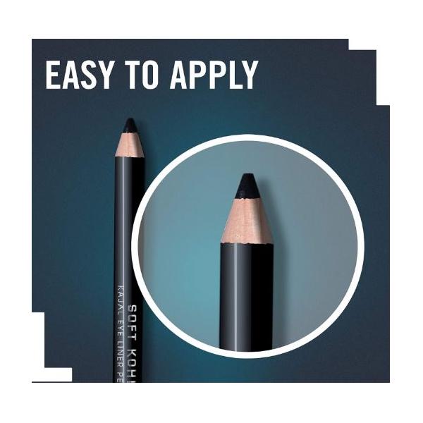 Rimmel Soft Khol Kajal Eye Liner Pencil 061 Jet Black
