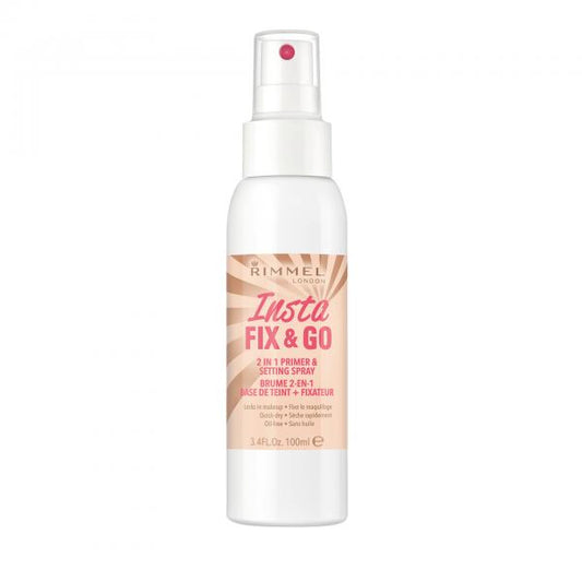 Rimmel London Lasting Finish Fix y Go 2 In 1 Primer and Setting Spray 100
