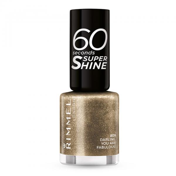 Rimmel London 60 Seconds Super Shine Nail Lacquer 809 Darling You Are Fabulous