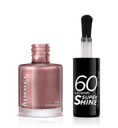Rimmel London 60 Seconds Super Shine Nail Lacquer 510 Euphoria