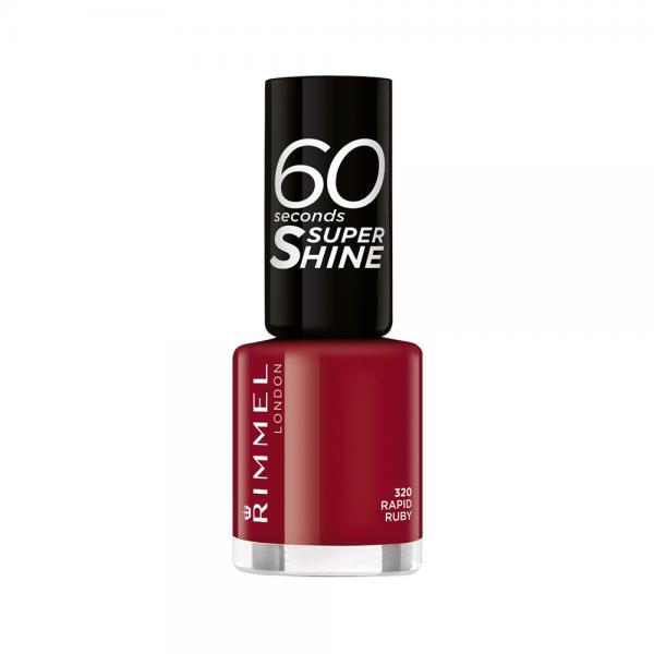 Rimmel 60 Seconds Super Shine 320 Rapid Ruby