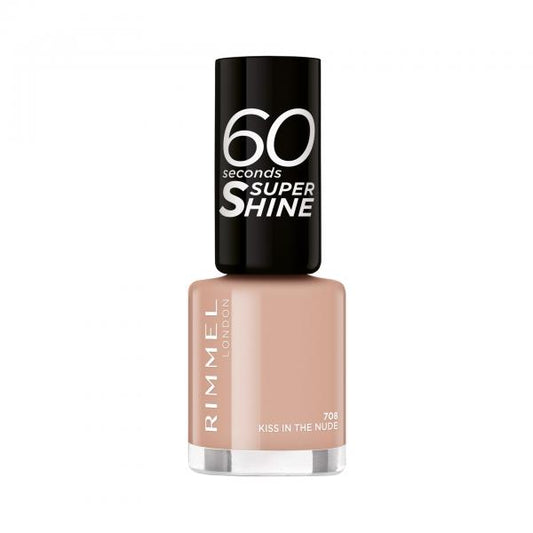 Rimmel 60 Seconds Super Shine 708 Kiss In The Nude