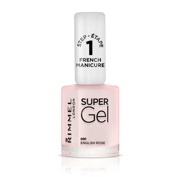 Rimmel London Super Gel French Manicure 091 English Rose