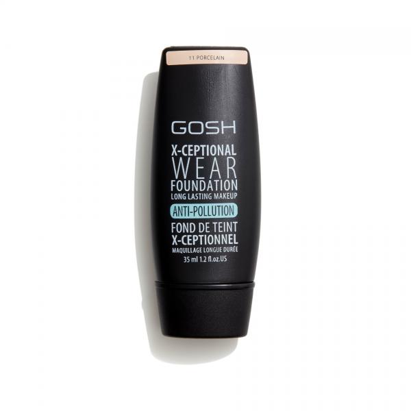 Gosh X-Ceptional Wear Foundation Long Lasting Makeup 11 Porcelain 35ml