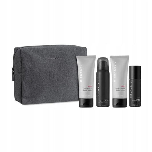 Rituals Homme Sport Gel De Bao 50ml Espuma De Bao 1u Locion Corporal Perfumada 1u Desodorante Spray 1u