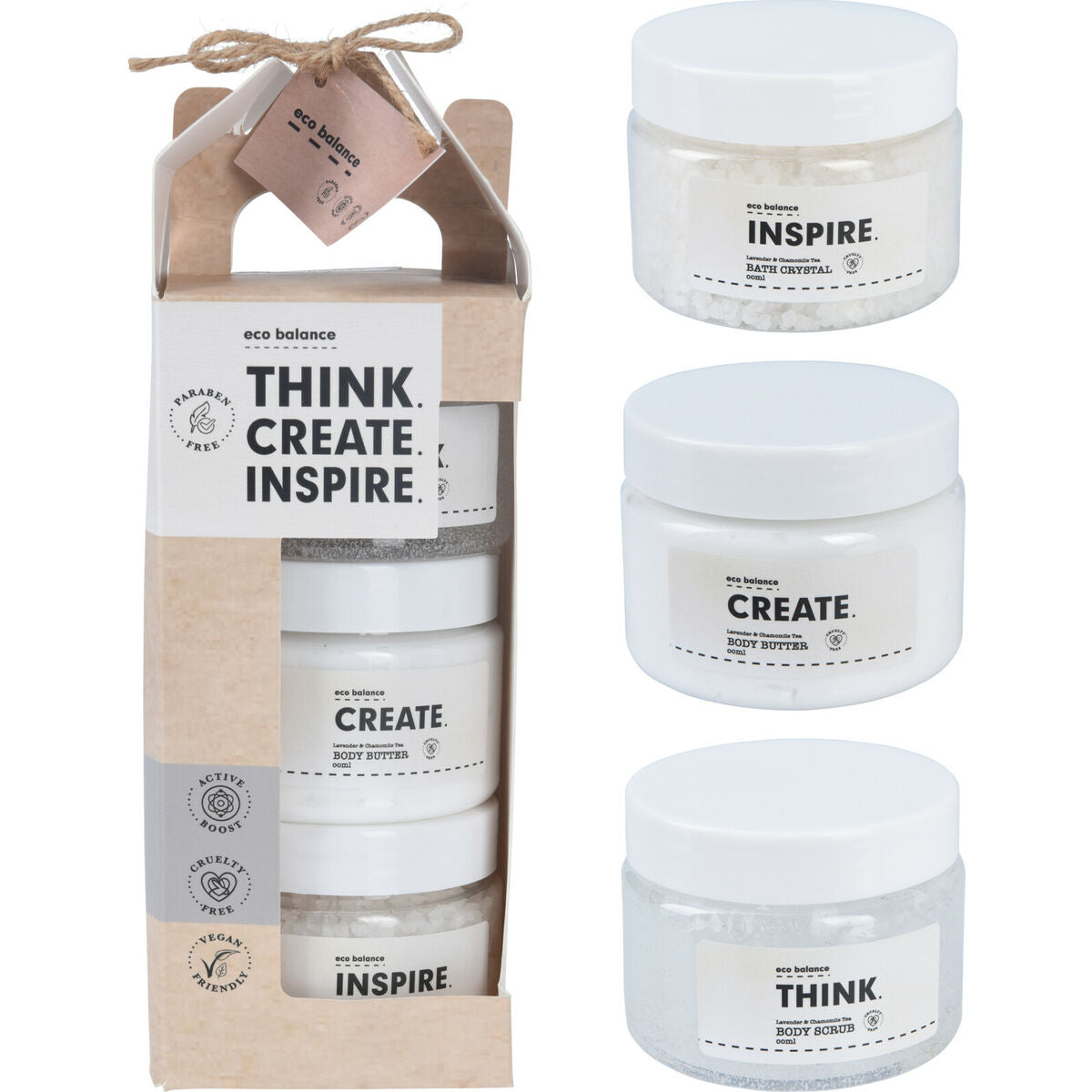 Set da Bagno Eco Balance 905610900 3 Pezzi