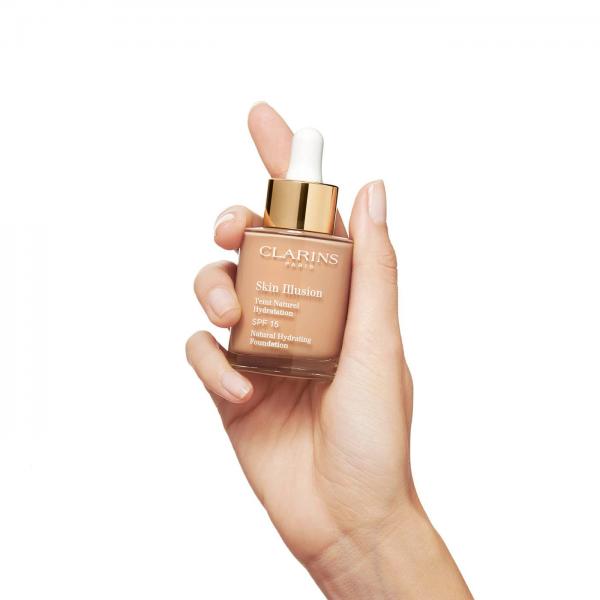 Clarins Skin Illusion Natural Hydrating Foundation Spf15 110 Honey 30ml 