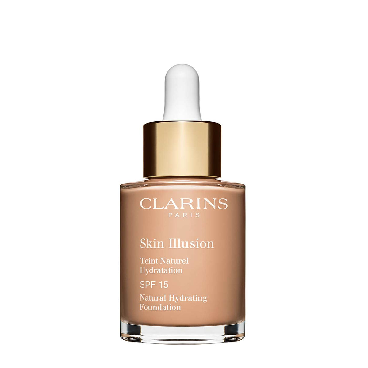 Clarins Skin Illusion Natural Hydrating Foundation Spf15 109 Wheat 30ml
