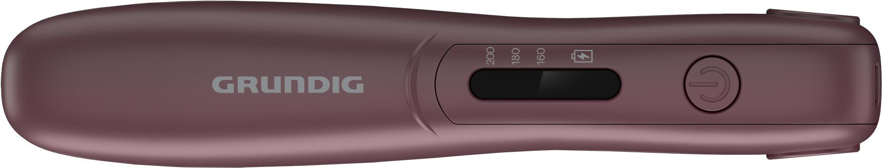 Grundig HS 6330 - Gltteisen - Warm - Gerade fassfrmig - 160 C - 200 C - Violett (GMS5090)