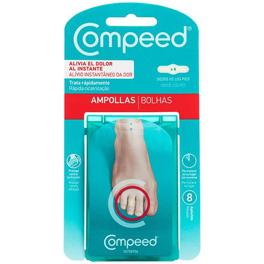 Compeed Blisters On Toes Plasters 8 Units