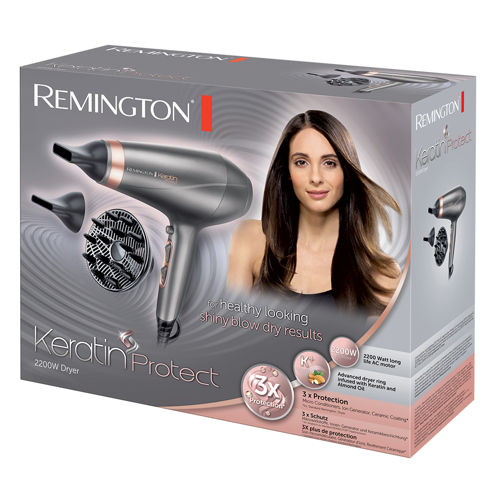 Remington AC8820 asciuga capelli 2200 W Nero