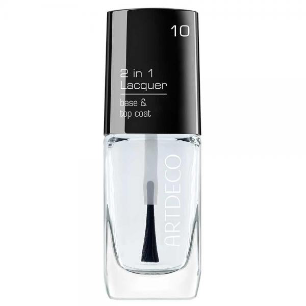 Artdeco 2 In 1 Lacquer Base y Top Coat 10ml