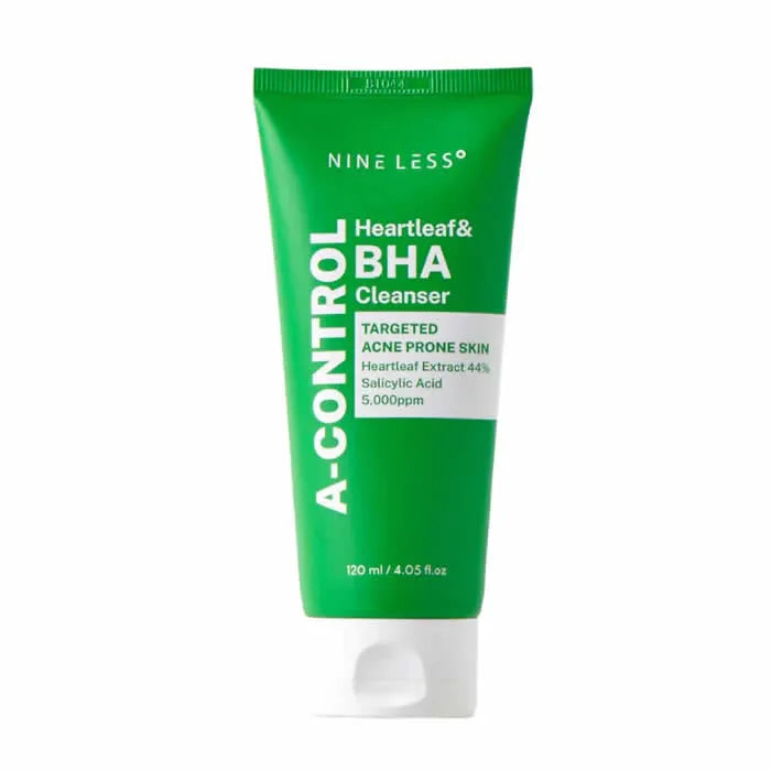 Nettoyant Nine Less A-Control Heartleaf &amp; BHA 120 ml