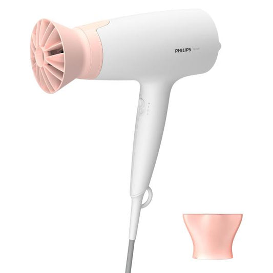 Philips 3000 series BHD300/00 asciuga capelli 1600 W Rosa, Bianco