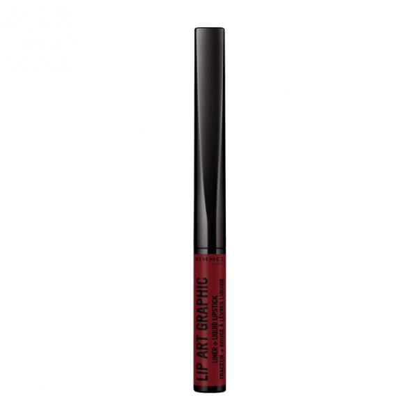 Rimmel London Lip Art Graphic Liner&Liquid Lipstick 810 Be Free