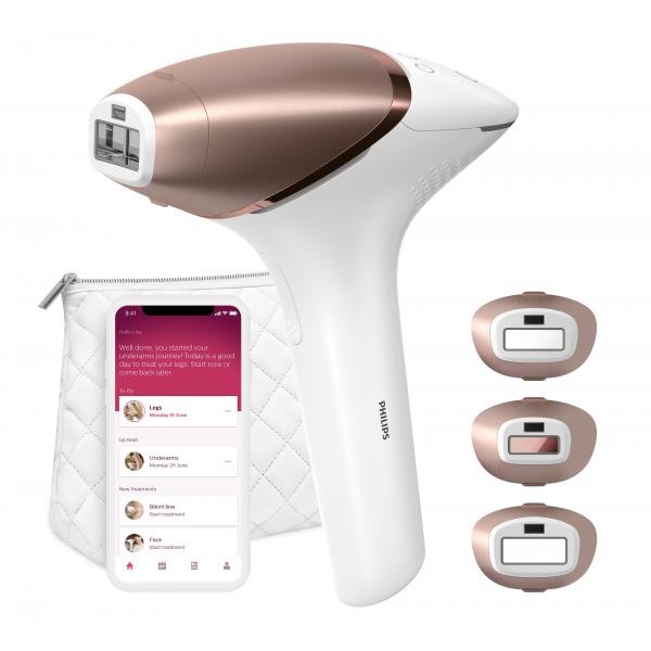 Philips BRI955/00 depilazione a luce pulsata Luce pulsata intensa (IPL) Oro, Bianco