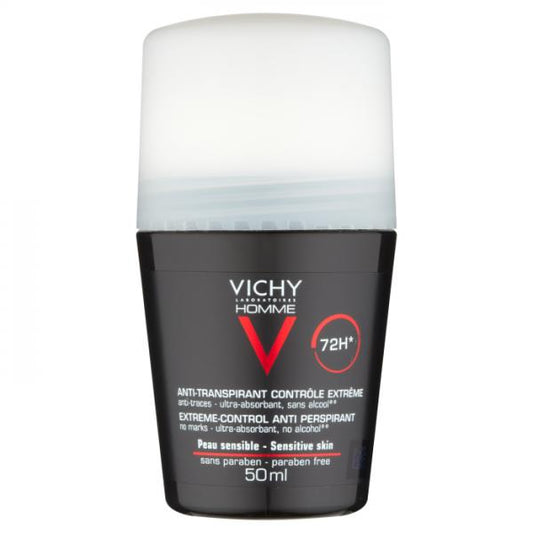 Vichy Homme Intense Roll On Anti Perspirant 50ml