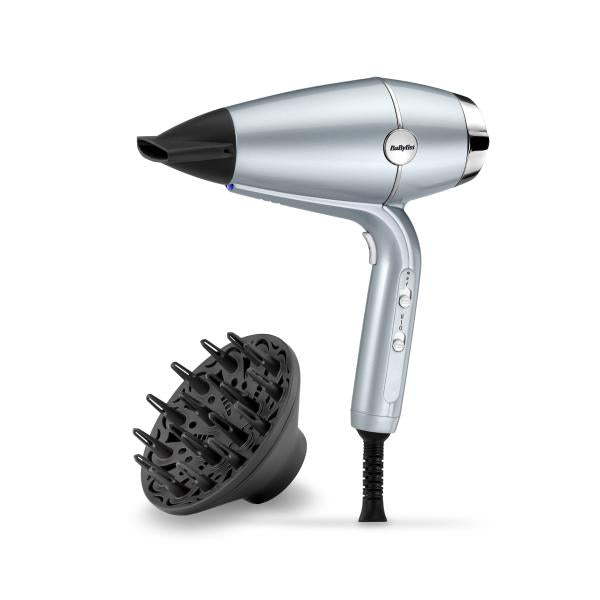 BaByliss Hyrdo-Fusion Hydro Fusion Hair Dryer 2100 W Metallico