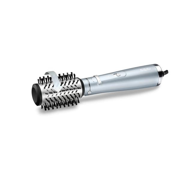 BaByliss Hydro-Fuison Hydro Fusion Air Styler Spazzola ad aria calda Caldo Colore acqua, Nero, Metallico 700 W 2,5 m