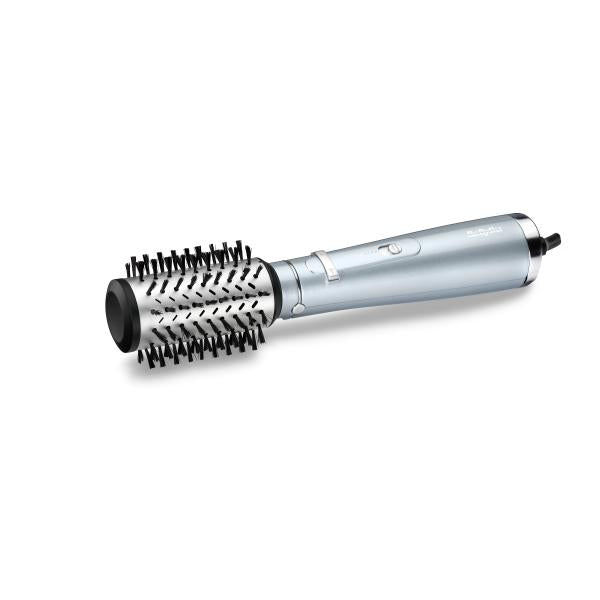 BaByliss Hydro-Fuison Hydro Fusion Air Styler Spazzola ad aria calda Caldo Colore acqua, Nero, Metallico 700 W 2,5 m