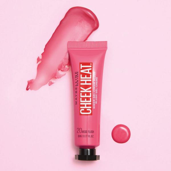 Maybelline Cheek Heat Gel-Cream Blush 20 Rose Flash