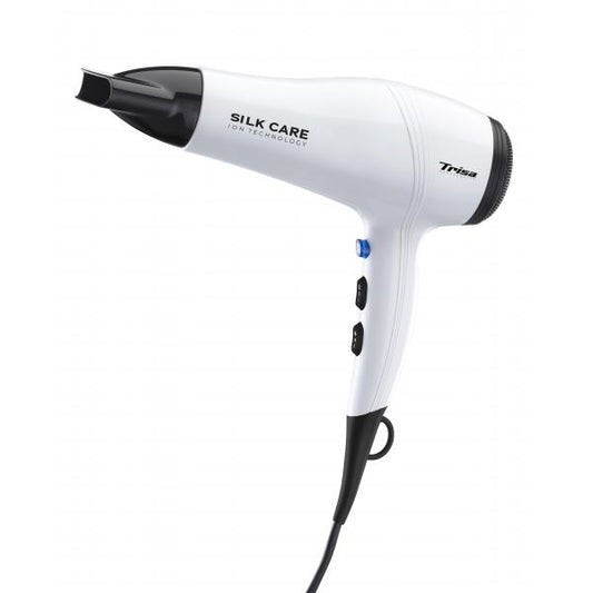 Trisa Silk Care asciuga capelli 2200 W Nero, Bianco