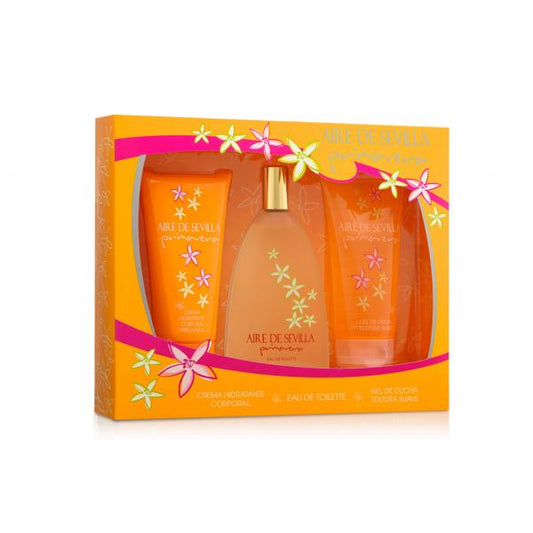 Aire De Sevilla Primavera Eau De Toilette Vaporisateur 150 ml Coffret 3 Pièces