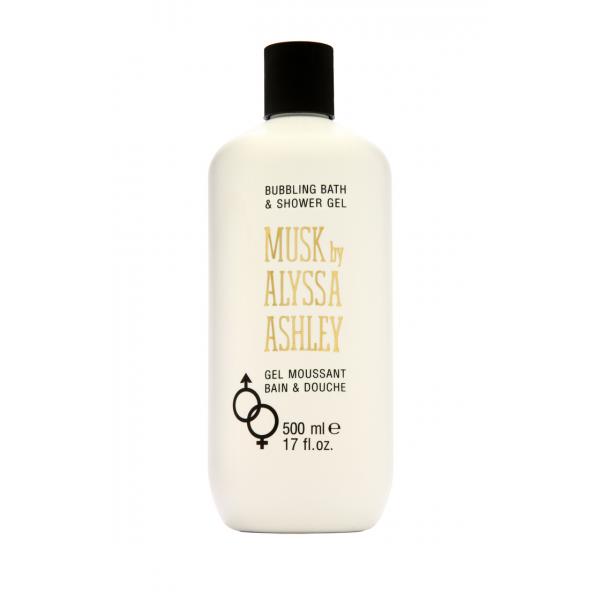 Alyssa Ashley Musk Bubbling Bath and Shower Gel 500ml