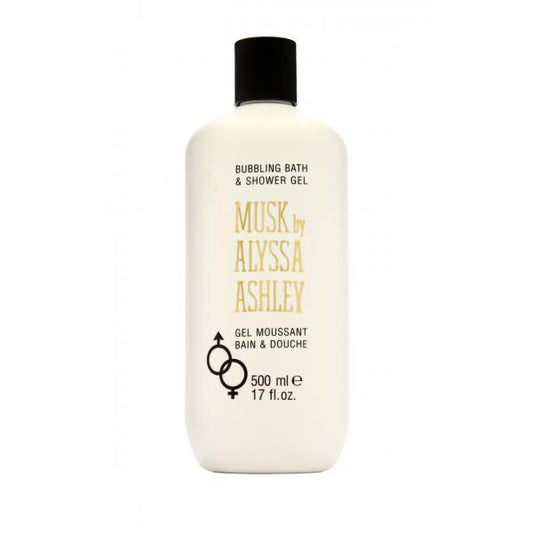 Alyssa Ashley Musk Bubbling Bath and Shower Gel 500ml