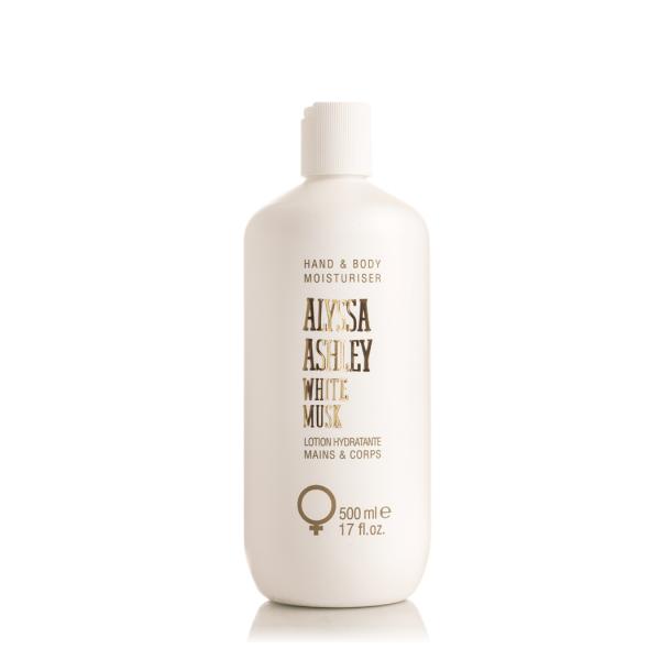 Alyssa Ashley White Musk Hand & Body Moisturiser 500ml