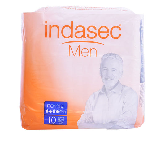 Indasec Male Absorbent Normal 10 Units