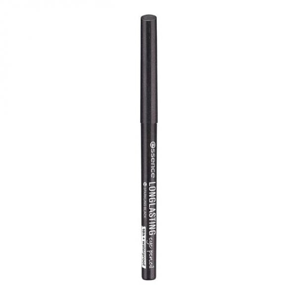 Essence Cosmetics Long-Lasting Lápiz De Ojos 18h Waterproof 34-Sparkling Black 0,28g