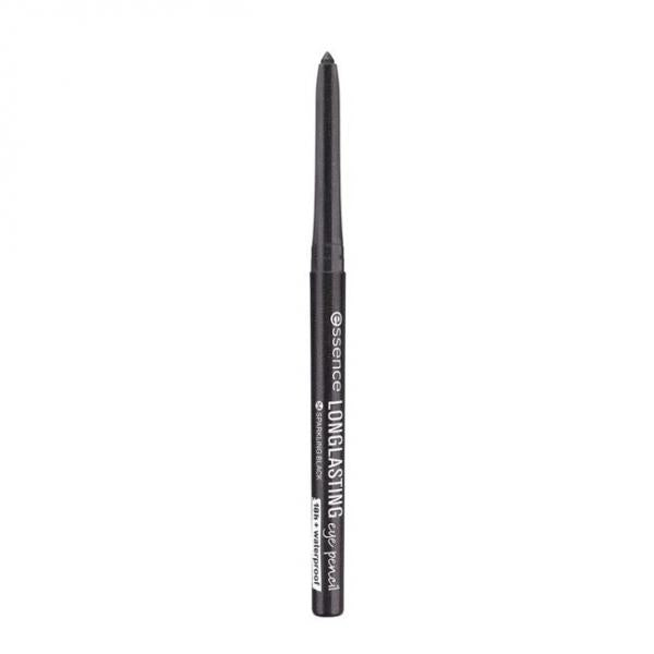 Essence Cosmetics Long-Lasting Lápiz De Ojos 18h Waterproof 34-Sparkling Black 0,28g