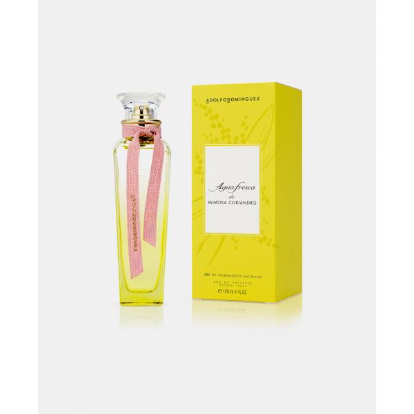 Adolfo Dominguez Agua Fresca Mimosa Coriander Eau De Toilette Spray 120ml