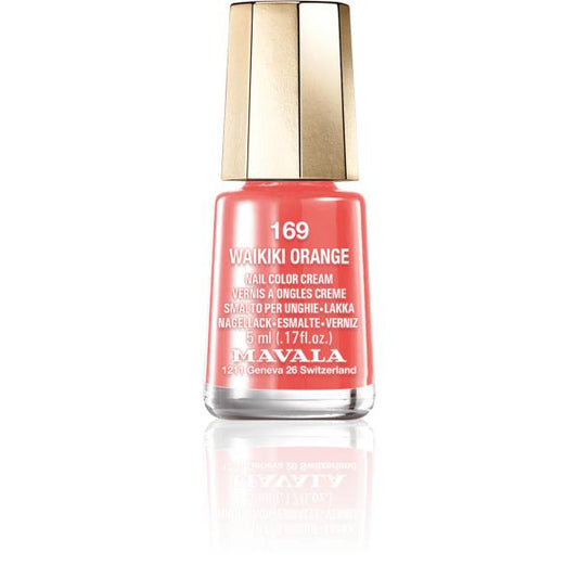 Mavala Nail Polish 169 Waikiki Orange 5ml
