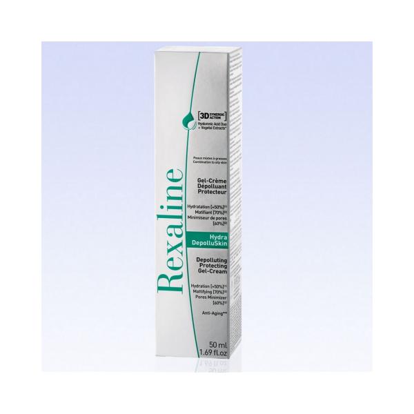 Rexaline 3D Hydra-DepolluSkin Depolluting Protecting Gel-Cream 50ml