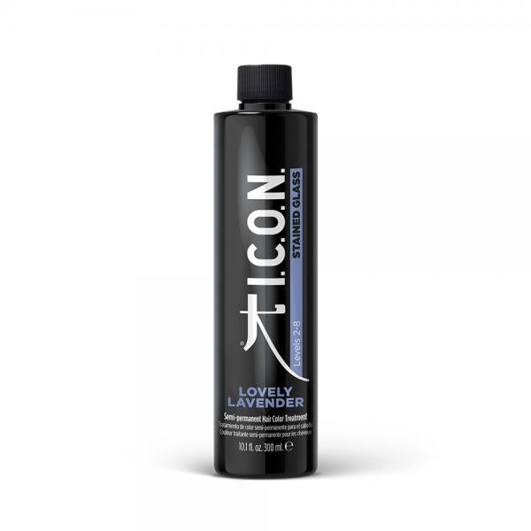 Icon Stained Glass Semi Permanent Hair Color Lovely Lavender 300ml