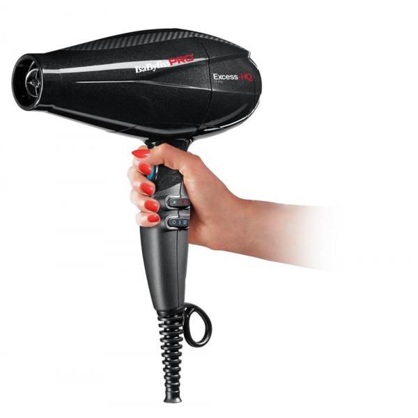 BaBylissPRO Excess-HQ asciuga capelli 2600 W Nero