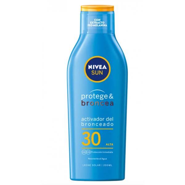 Nivea Sun Protect And Bronze Tan Activating Sun Lotion Spf30 200ml